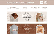 Editable ETSY shop branding kit, a Branding & Logo Template by Chakraborty Design (Thumbnail 7 of 9)