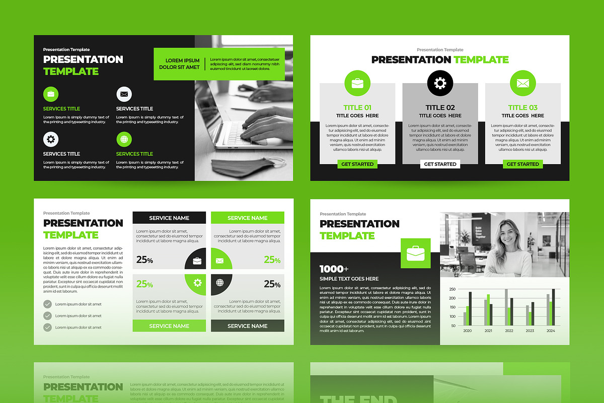 Clean FinTech Pitch Deck, a Presentation Template by CreativeUP (Photo 6 of 6)