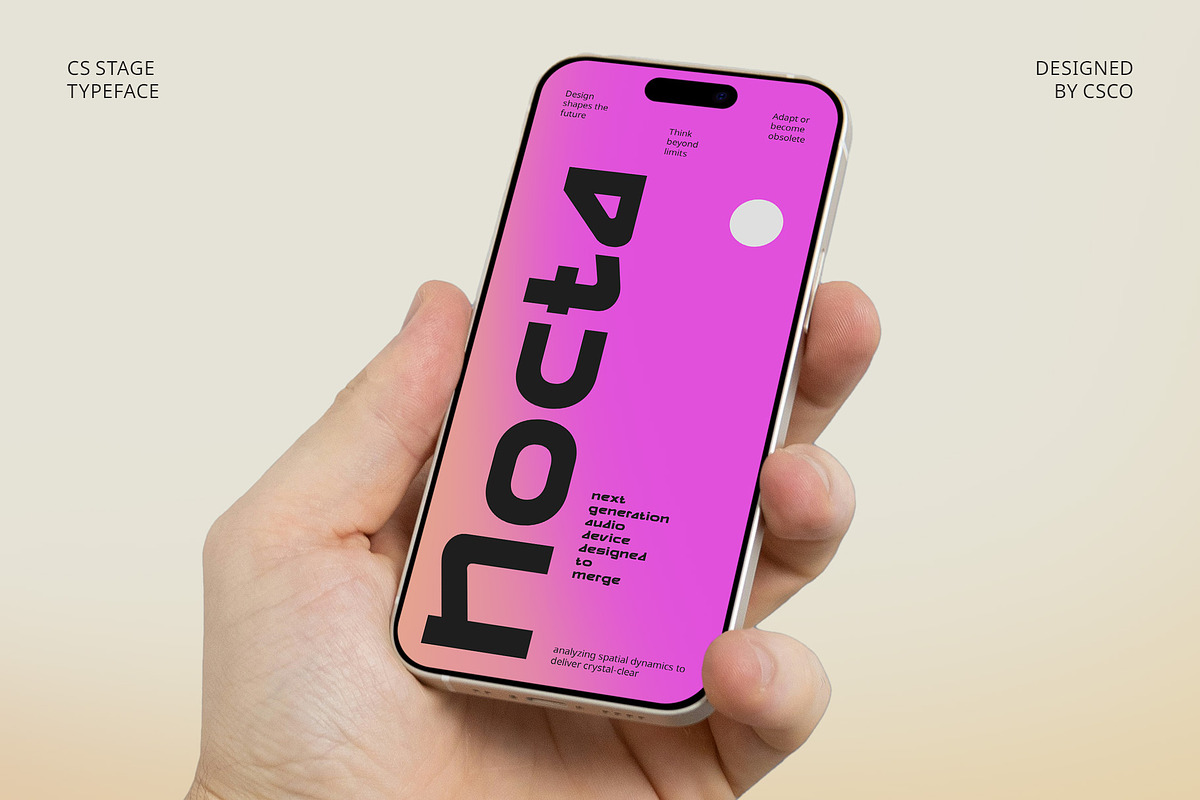 CS Stage – Futuristic Font, a Sans Serif Font by Craft Supply Co. (Photo 7 of 8)