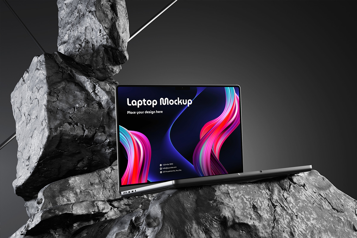 Laptop Mockup, a Device Mockup by Pixie Creative (Photo 3 of 4)