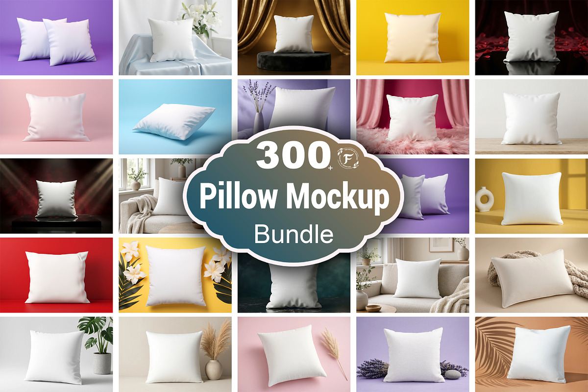 Pillow Mockup, a Household Mockup by Forhadx5 (Photo 1 of 16)