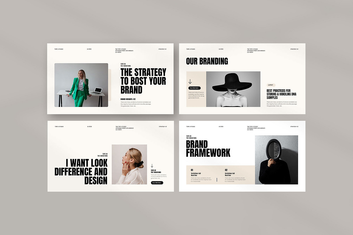 Brand Strategy Presentation, a Presentation Template by KreateTribe (Photo 3 of 8)