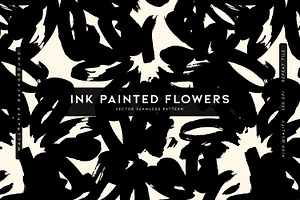 Ink Painted Flowers