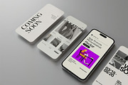 Phone Screen Presentation Mockup, a Device Mockup by zippypixelstudio (Thumbnail 7 of 7)
