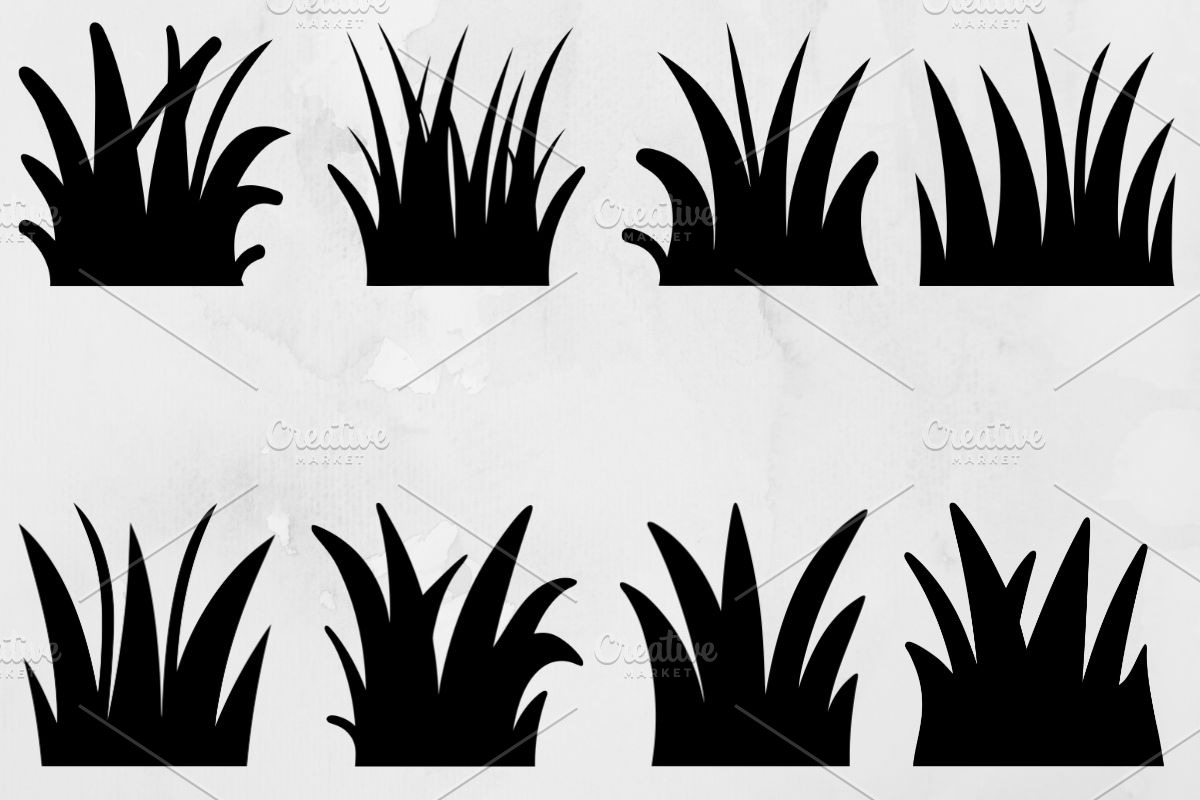 Meadow Grass Silhouette SVG, an Object Illustration by newminddesign (Photo 1 of 3)