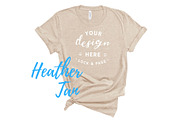 Bella Canvas TShirt Mockups On White, a Shirt Mockup by lock and page (Thumbnail 37 of 92)
