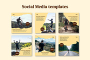 Travel social media design templates, a Social Media Template by Ravshanov Studio (Thumbnail 1 of 2)