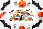 Magic Market. Vector Hallowen set, an Illustration by Tata Pilip (Thumbnail 6 of 14)