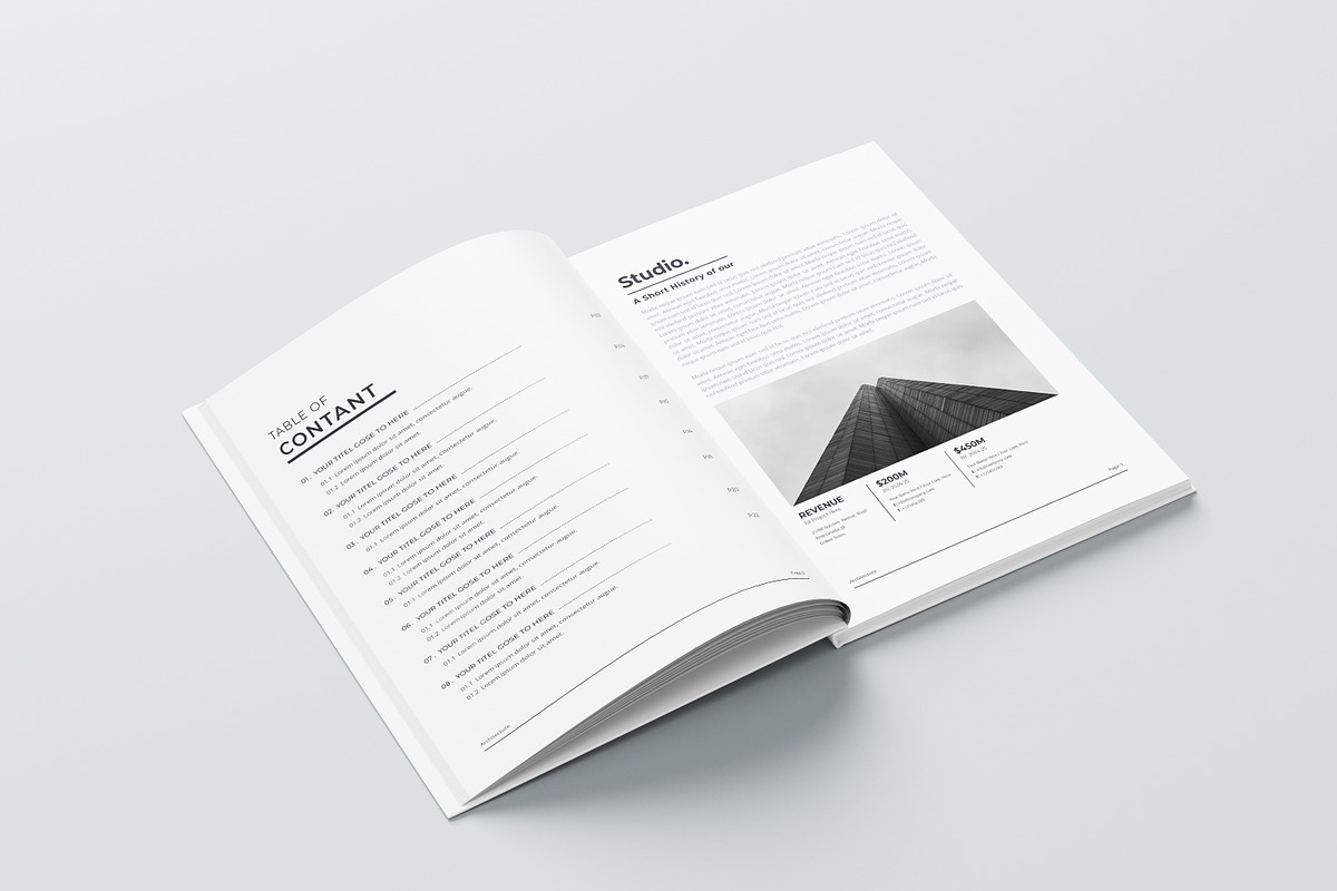 QUATER | Architecture Portfolio, a Brochure Template by obayes (Photo 8 of 18)