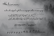 Halimun Script Style, a Script Font by Creatype Studio (Thumbnail 11 of 11)