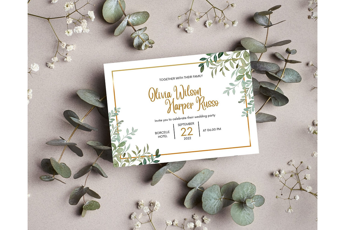 Minimalist 5x7 Card Mockup Bundle, an Invitation Template by DaisyStudio (Photo 8 of 13)
