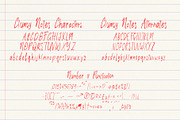 Clumsy Notes, a Handwritten Font by deadlock studio (Thumbnail 7 of 9)