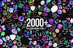 60%OFF - 3D BUNDLE - 2000 Elements