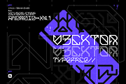 V3CKT0R Futuristic Typeface, a Font by Alex-Banks Type (Thumbnail 1 of 6)