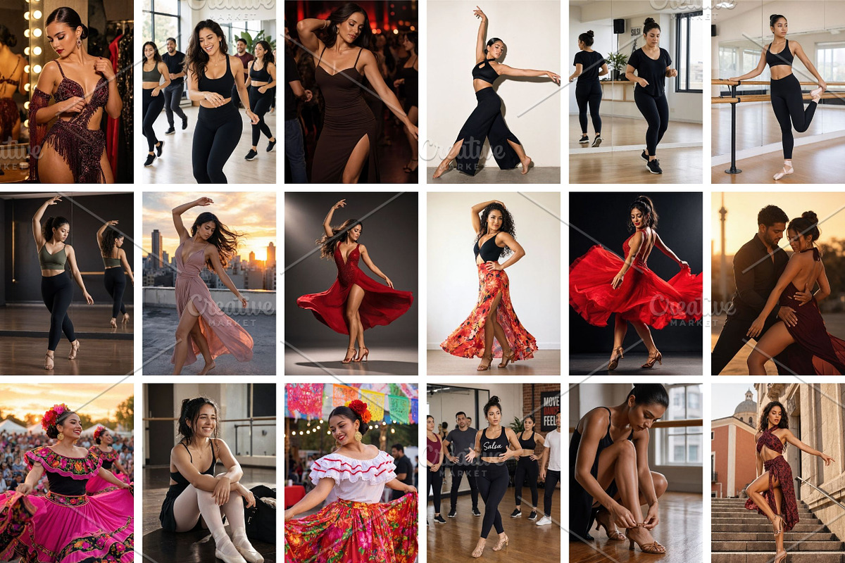 Latina Dance Stock Photos Bundle, a Person Photo by Selenique Studio (Photo 8 of 9)