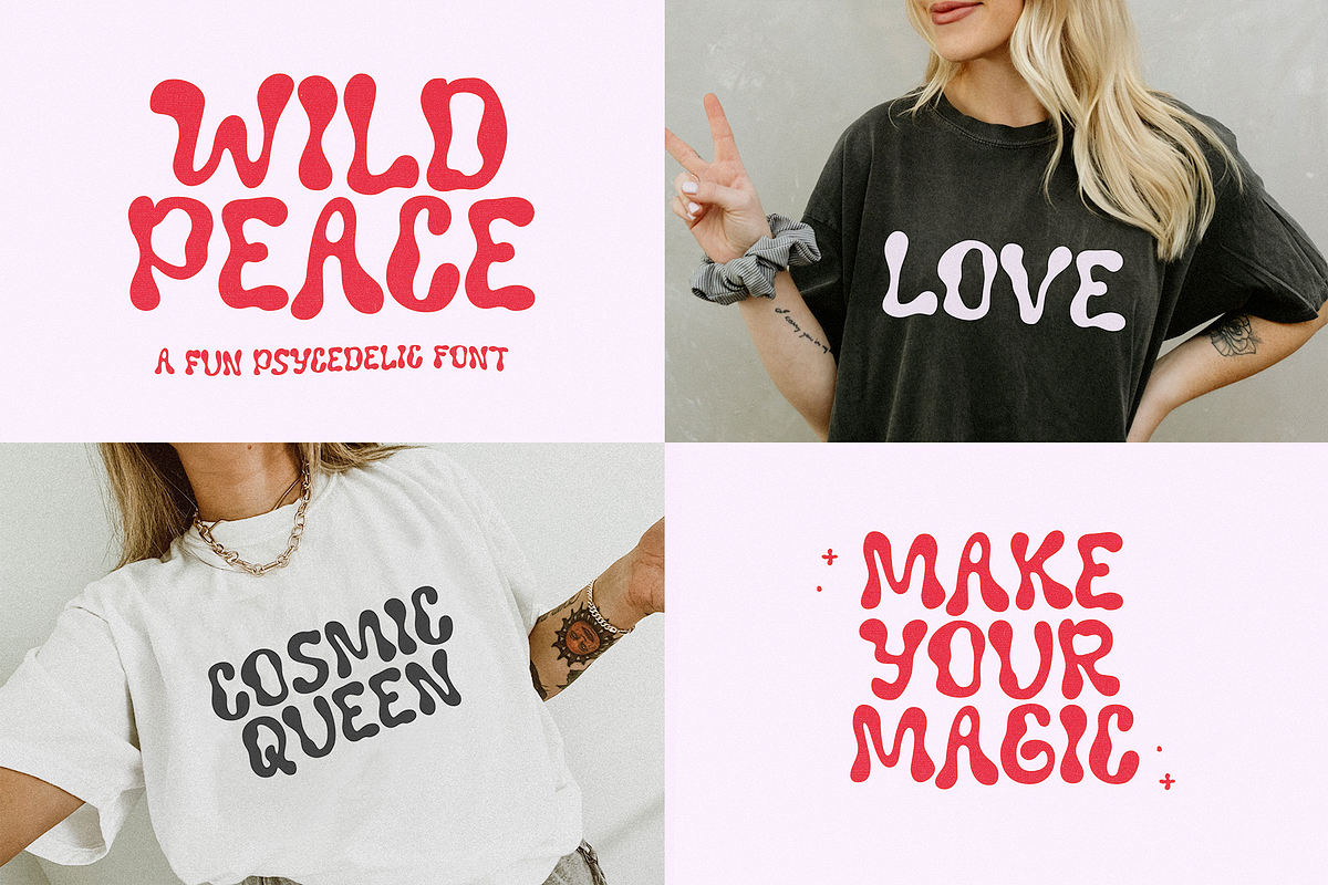 Retro Font Bundle | 14 Groovy Fonts, a Font by KA Designs (Photo 10 of 11)