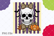 Preppy Halloween Coquette Skull Bow, an Illustration by designcity5 (Thumbnail 1 of 8)