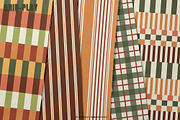 Autumn Plaid & Stripe Patterns, a Pattern Graphic by Essentially Nomadic (Thumbnail 7 of 12)