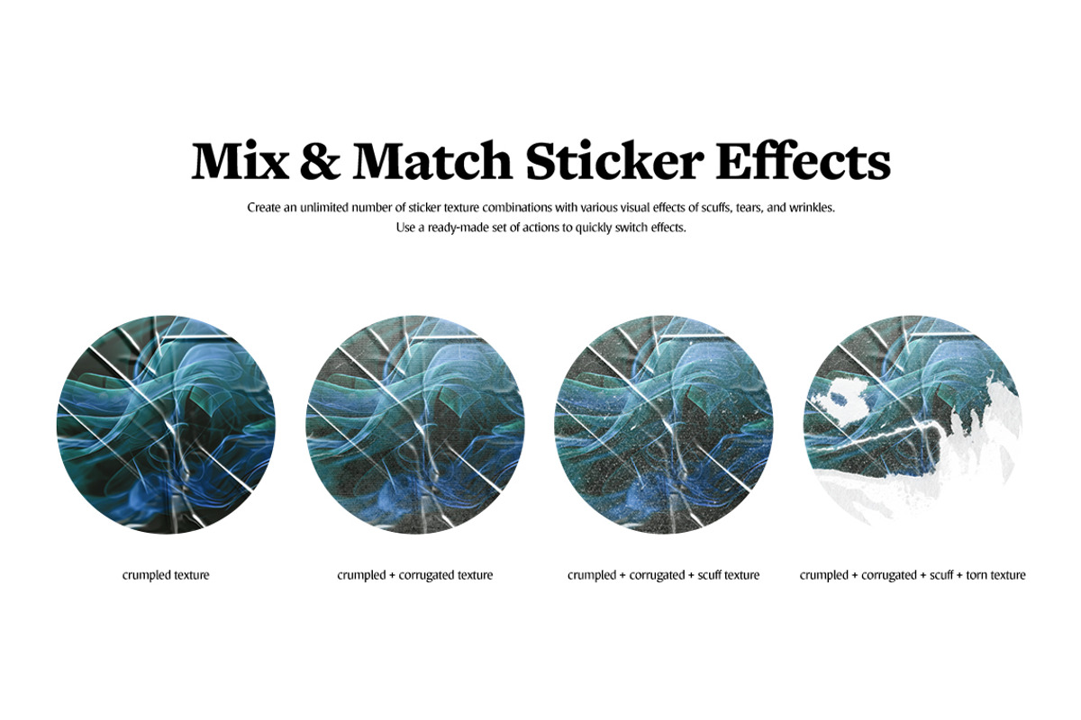 Sticker Creator Custom Shape Mockups, a Product Mockup by rebrandy (Photo 5 of 15)