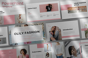 Olily - Fashion PowerPoint Template, a Presentation Template by rudiSasori