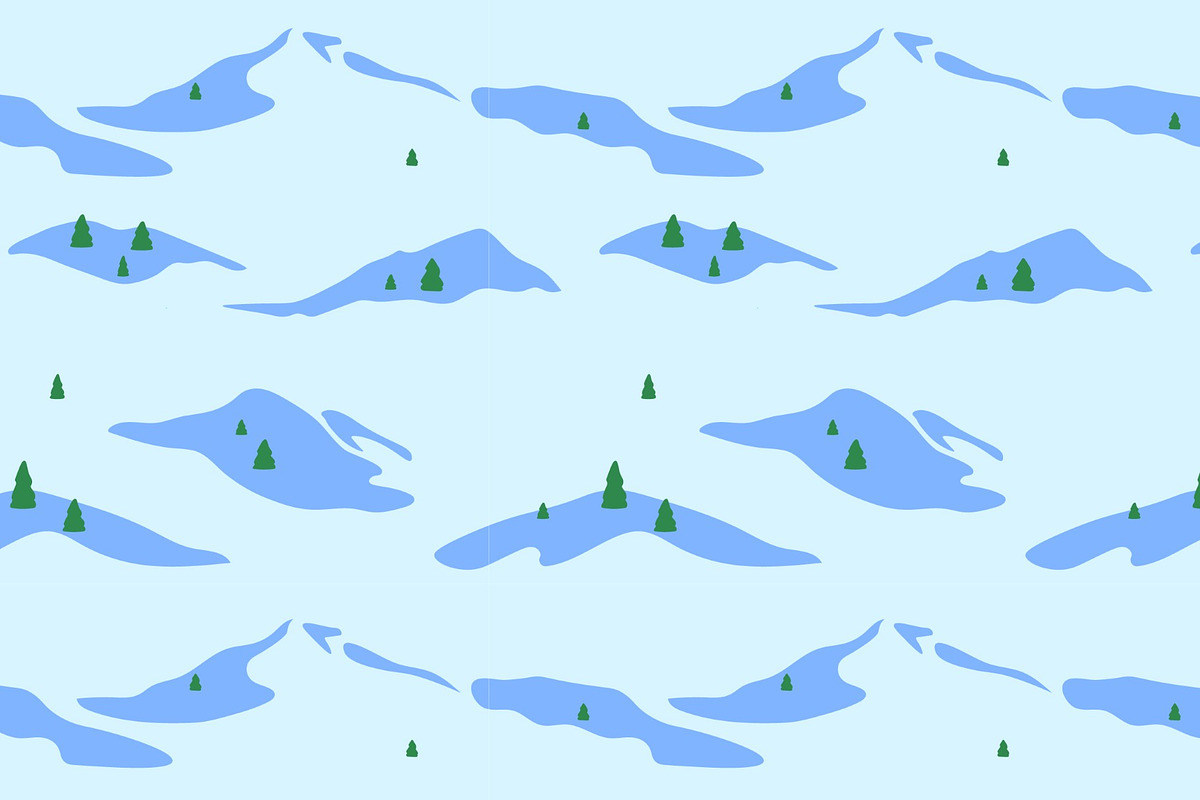 Winter Seamless Pattern Illustration, a Pattern Graphic by graphicook (Photo 2 of 3)