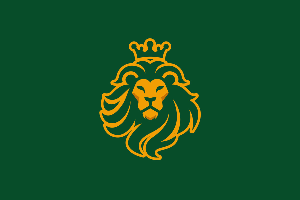 Majestic Lion Head Crown Logo, a Branding & Logo Template by Signatoro (Photo 2 of 3)
