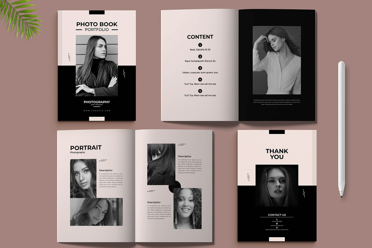 Photo Book Design Template
