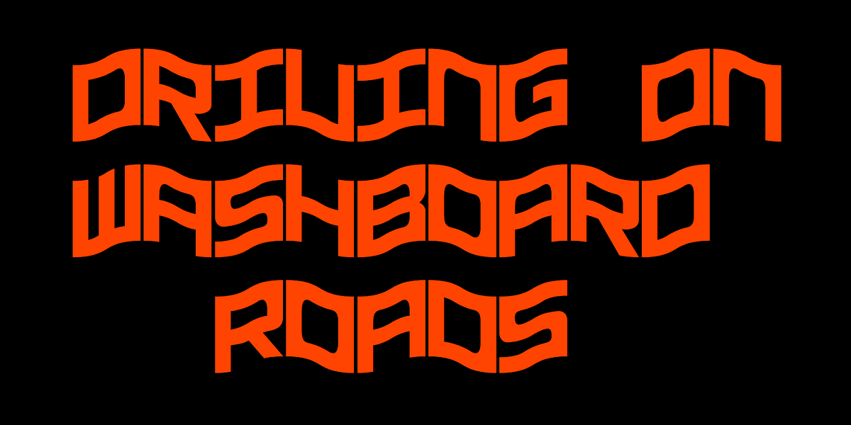 Undulated, a Font by Ingrimayne Type (Photo 5 of 6)