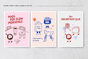 The Breakfast Club Illustration Set, a Decorative Illustration by Marish (Thumbnail 10 of 10)