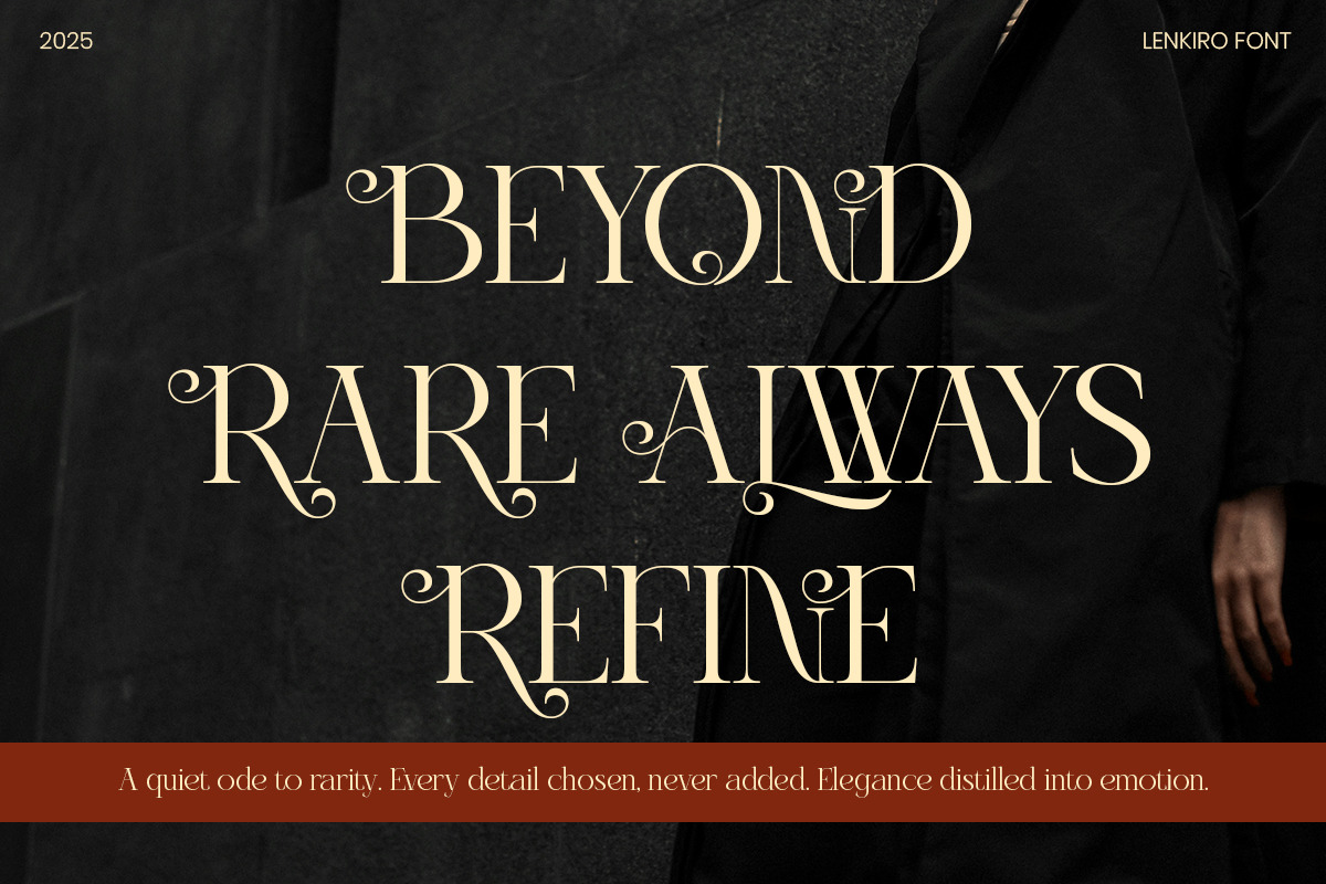 Lenkiro - Luxury Elegant Swash Serif, a Serif Font by Qweera Studio (Photo 2 of 12)
