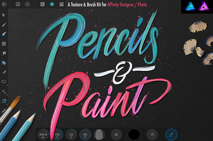 Pencils and Paint for Affinity