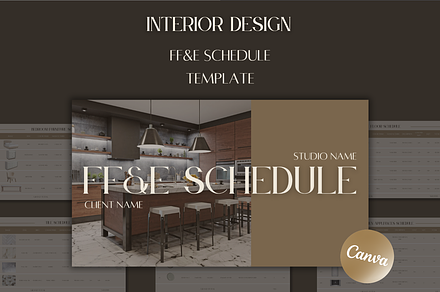FF&E Schedule Template, a Templates & Theme by TespinDesign