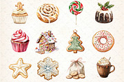 Sweet Christmas Clipart Bundle PNG, an Illustration by DreamCafeArt (Thumbnail 2 of 5)