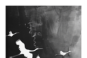 Gret Collection · Egrets in Flight, an Animal Illustration by milatovar (Thumbnail 17 of 17)