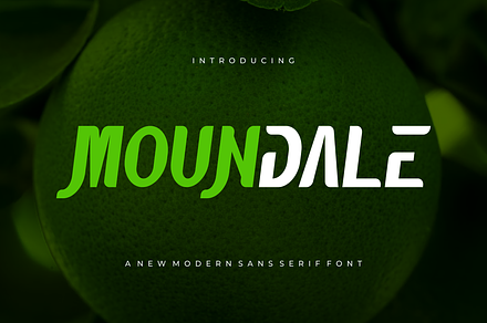 Moundale - Font