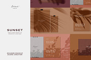 Sunset Shadow Paper Mockup Creator, a Marketing Template by Artcoast Std. (Thumbnail 1 of 13)