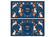 Happy Easter Day. Decorative Set., a Seasonal Illustration by Renberrry.Store (Thumbnail 3 of 10)
