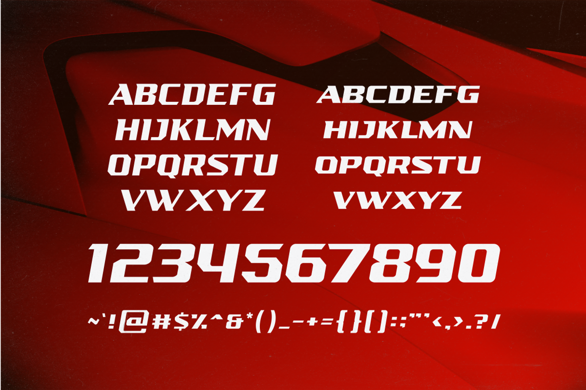 AIRBOLT, a Sans Serif Font by Bagerich Type Foundry (Photo 3 of 9)