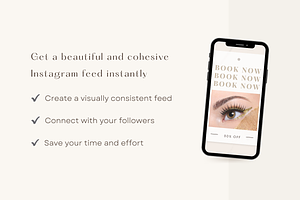 Lash Instagram Template CANVA