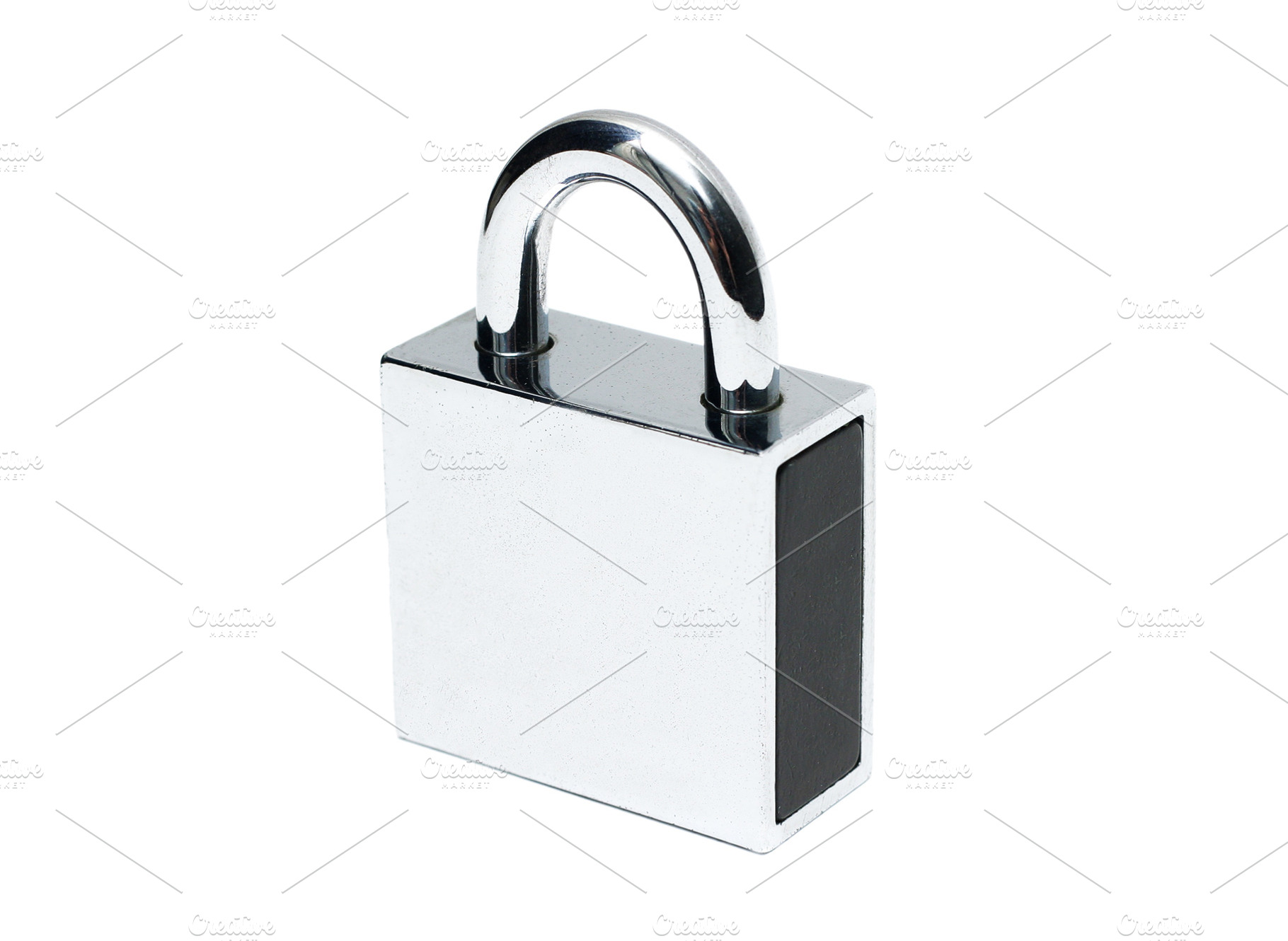 Padlock isolated, a Photo by saiko3p