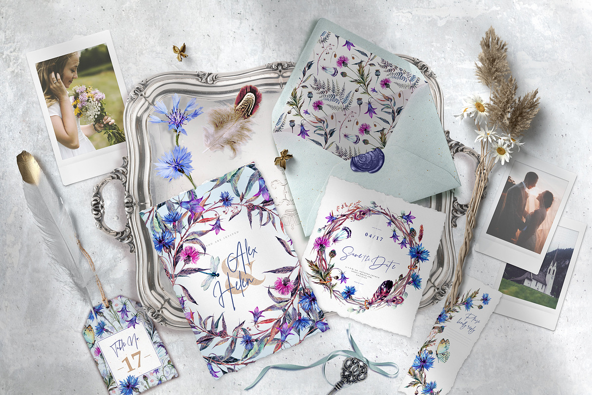 La Bucolica | Meadow Wildflowers Set, an Illustration by Inna Sinano (Photo 2 of 9)