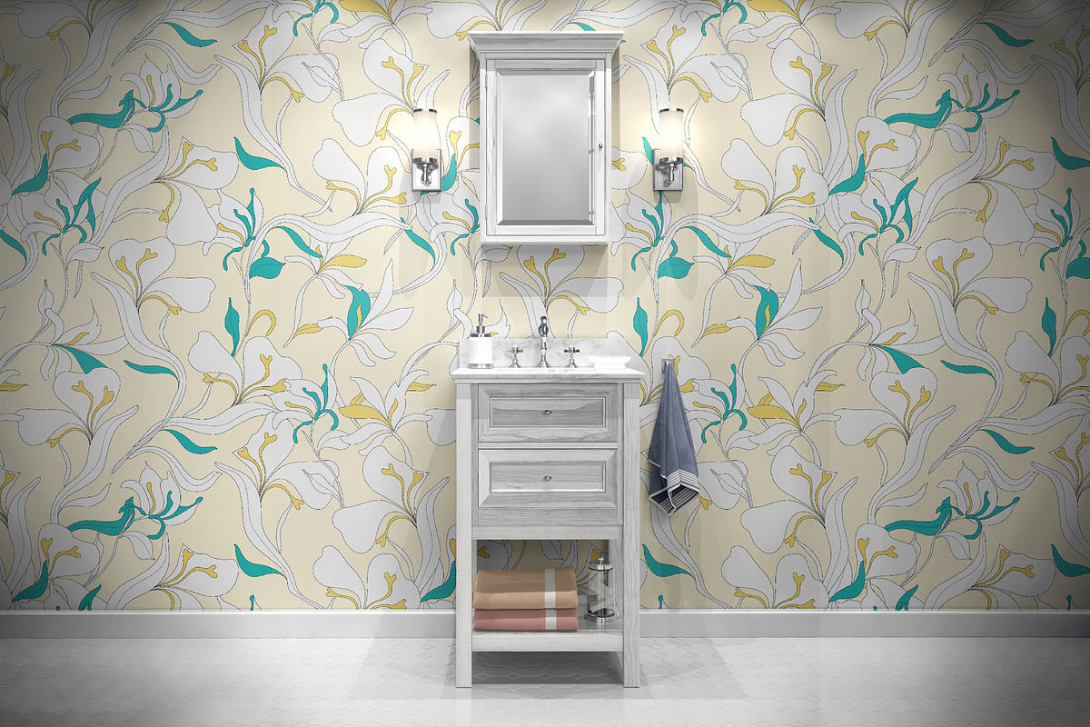 Colorful Orchid Floral Pattern, a Pattern Graphic by StudioGlouna (Photo 7 of 9)