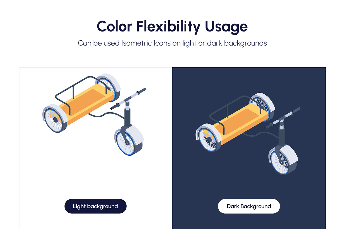 Cycling Isometric Icons, a Duotone Icon by Vectors Market (Photo 3 of 8)
