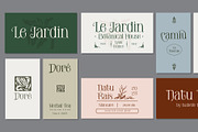 De Elora | Contemporary Art Nouveau, a Sans Serif Font by StoricType (Thumbnail 17 of 17)