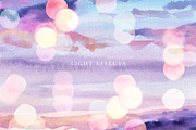 Among the Clouds watercolor set, a Wallpaper Graphic by Volha Studio (Thumbnail 9 of 12)