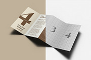 4 Fold DL Brochure Mockup - 8 Views, an Advertising Mockup by Illusiongraphic (Thumbnail 13 of 20)