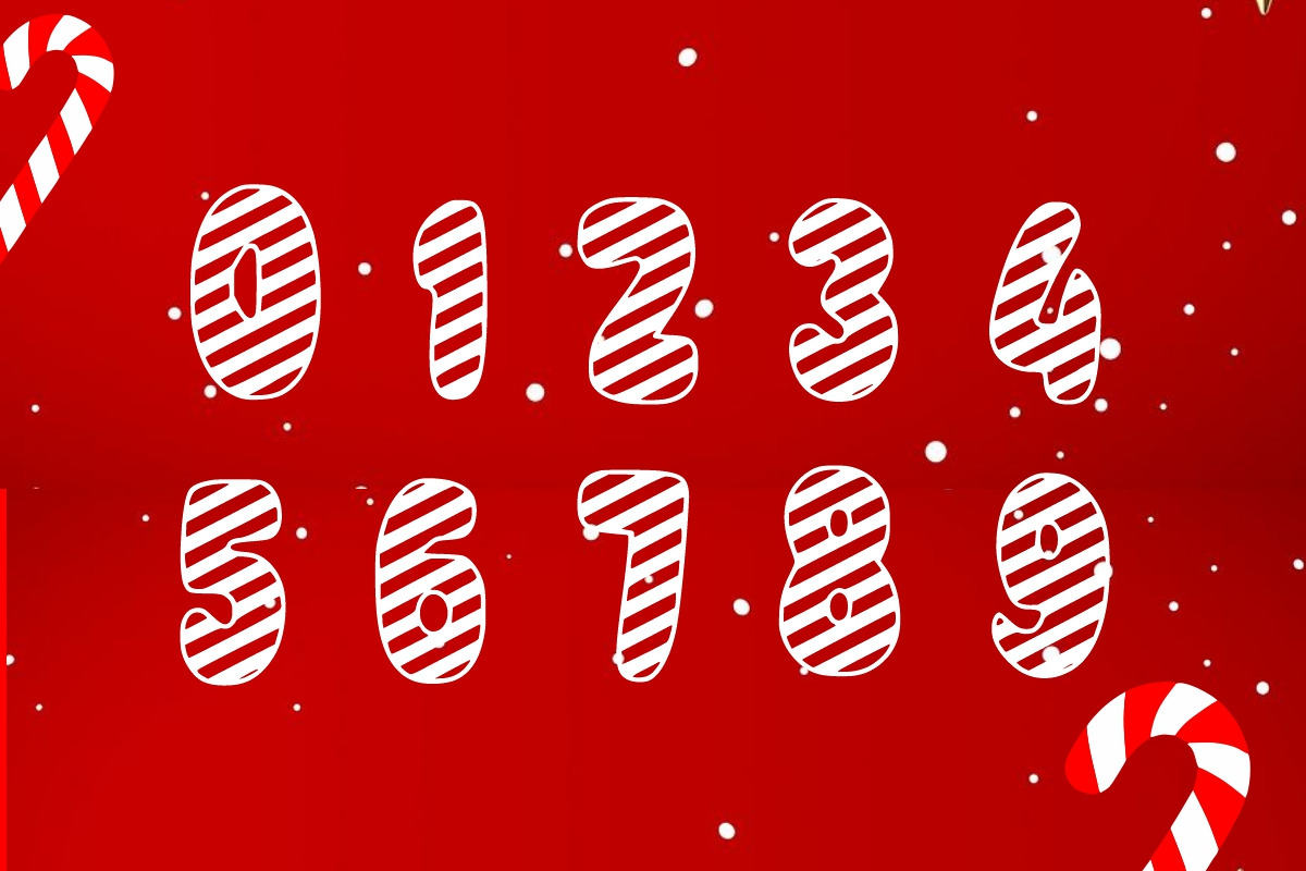 Candy Christmas Font, a Font by Fourteen Letter (Photo 4 of 6)