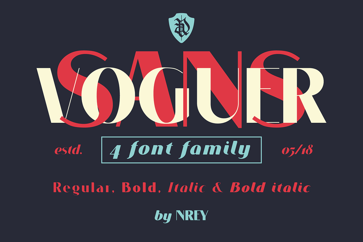 VOGUER Sans family