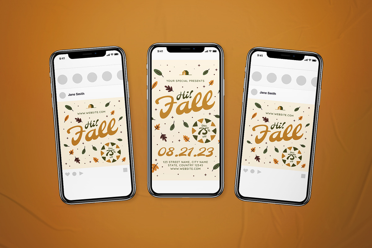 Fall Flyer Set, a Flyer Template by The Good Store (Photo 2 of 2)