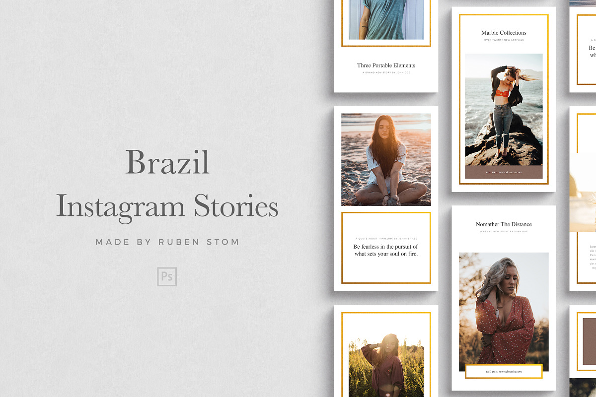 Instagram Stories Bundle, a Social Media Template by Ruben Stom (Photo 32 of 53)